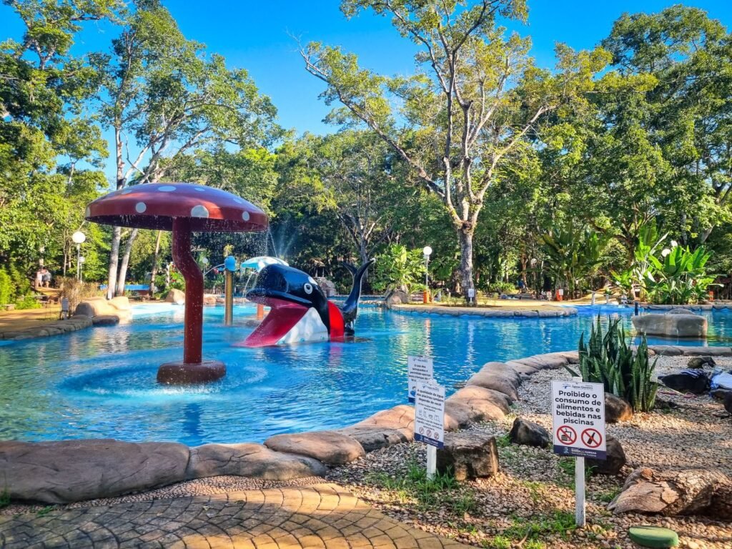 Parque das Águas Quentes em Barra do Garcas, MT